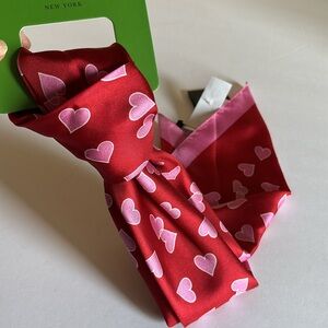 Kate Spade Heart links silk square scarf